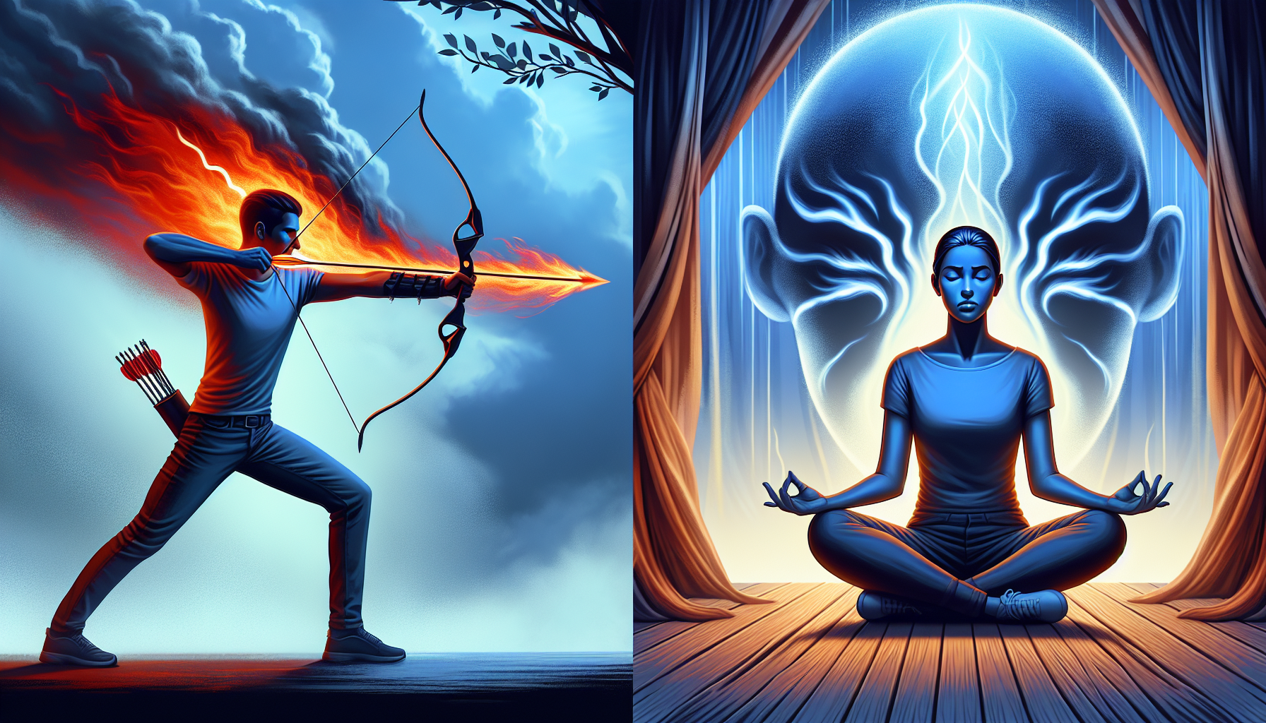 분노를 다스리는 순간: 아크쇼브야 다라니와 5분 명상법