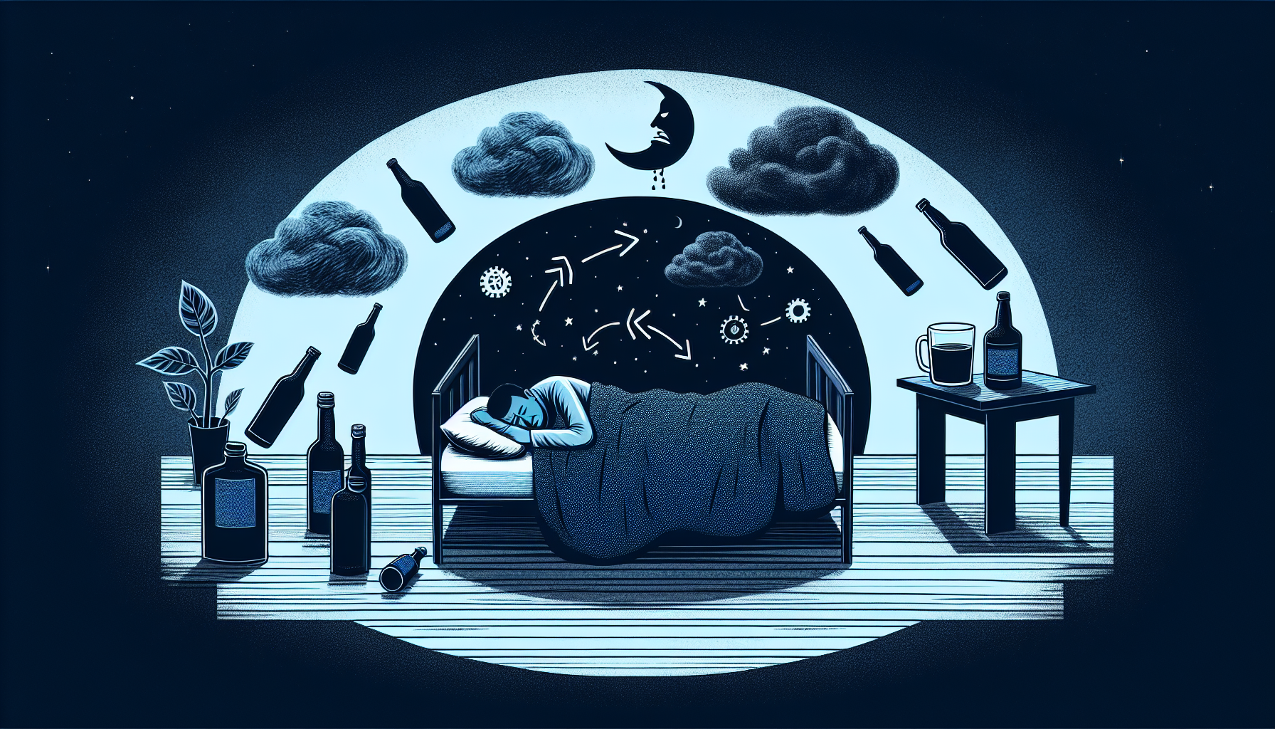 불면증과 과음: 스트레스와 우울증이 만드는 악순환 이해하기