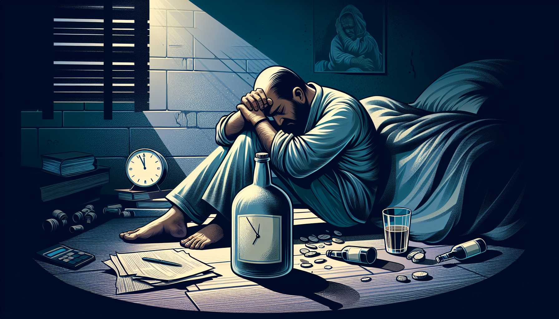 수면 문제와 음주의 상호작용: 스트레스와 우울증의 숨겨진 역할